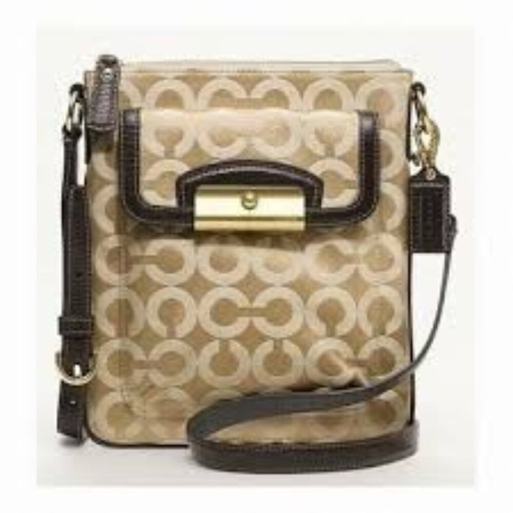 Euc Coach Signature Crossbody Bag Shoulder Purse